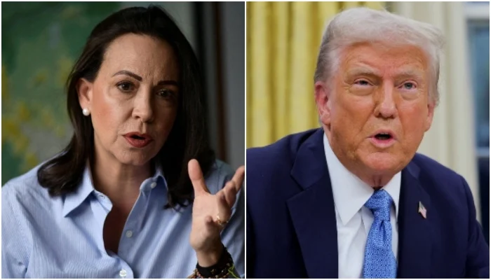 Nobel laureate Maria Corina Machado dedicates peace prize to Trump