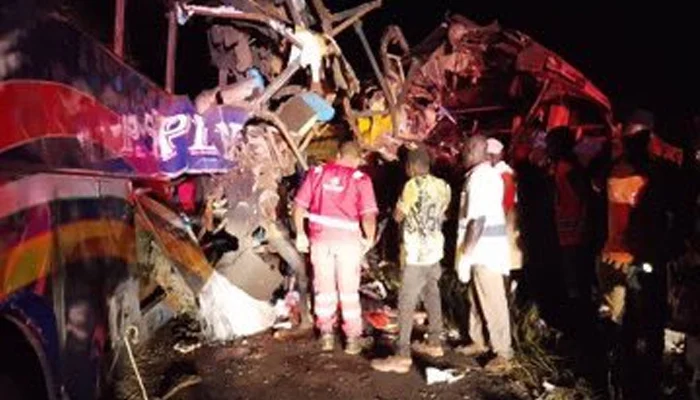 Uganda bus crash leaves at least 63 dead