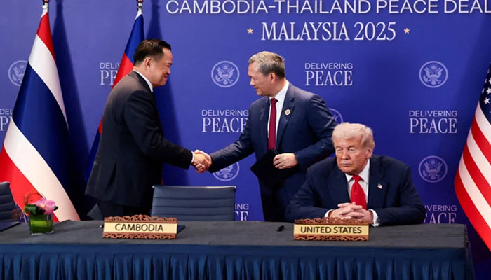 Cambodia, Thailand sign expanded ceasefire alongside truce-broker Trump
