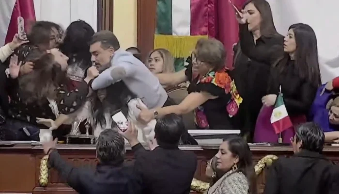 WATCH: Mexico City lawmakers pull hair, trade blows during debate