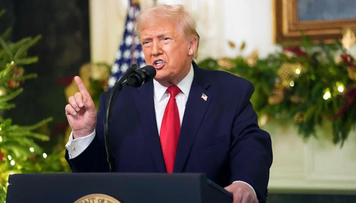 In White House speech, Trump highlights victories amid sinking approval ratings