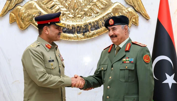 Field Marshal Munir, Libyan counterpart vow to boost defence ties