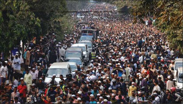 Bangladesh holds state funeral for slain youth leader