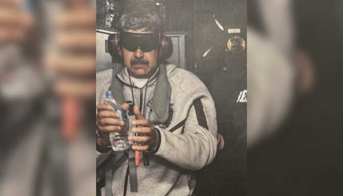 Decoding Venezuela President Nicolas Maduro’s post-arrest, blindfolded image shared by Trump