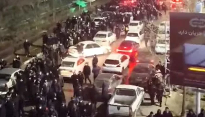 US president says Washington ‘ready to help’ as Iran protests continue