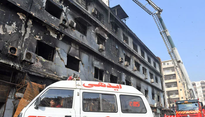 Gul Plaza search operation ends, authorities seal scorched building