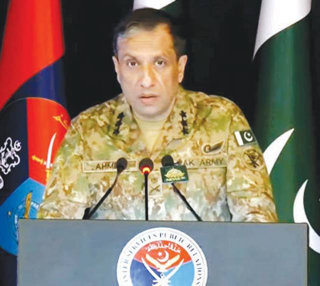 Afghans found involved in major terrorist attacks inside Pakistan: DG ISPR