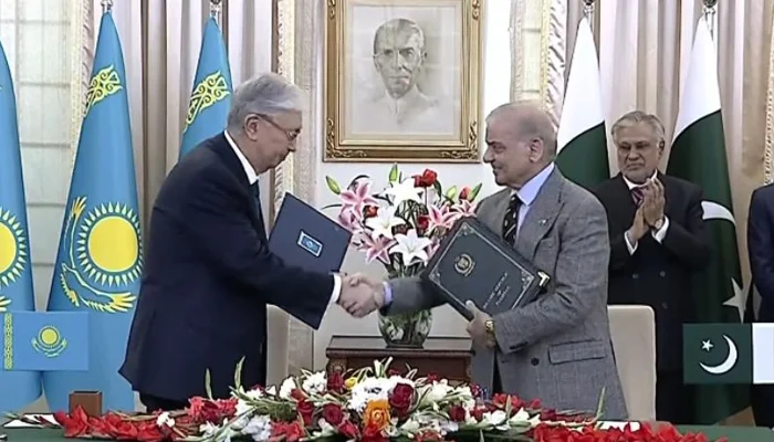 PM Shehbaz eyes $1bn trade volume as Pakistan, Kazakhstan ink over 30 MoUs