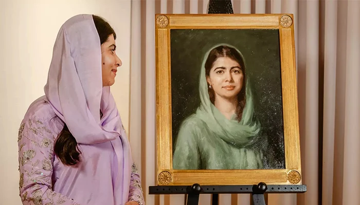 Malala’s portrait unveiled at Oxford University