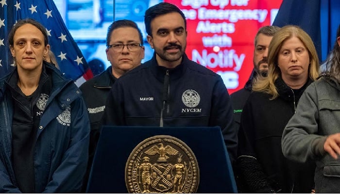 New York Mayor Zohran Mamdani orders citywide travel ban ahead of major US storm