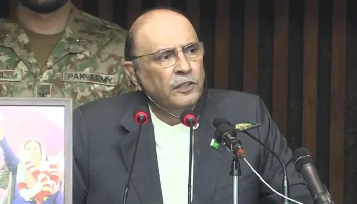 President Zardari addresses joint session of parliament