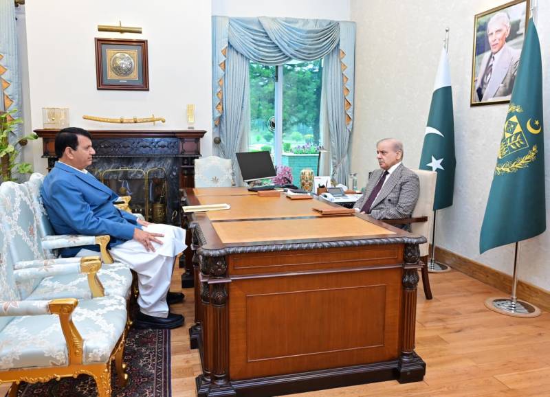 PM Shehbaz Sharif meets Amir Muqam, discusses regional peace and development
