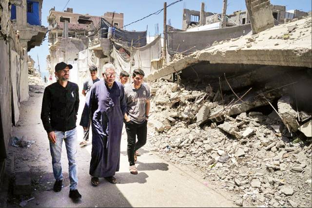 Three martyred, 20 injured as Israel hits residential building in Gaza despite ceasefire