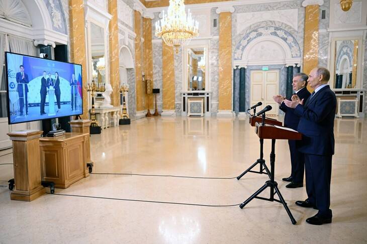 Russian, Uzbek presidents launch construction of Uzbekistan’s 1st nuclear power plant