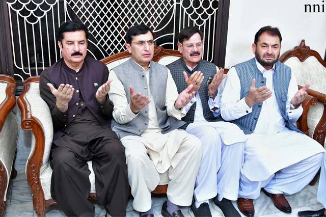 Kundi condoles with Barrister Gohar over mother’s demise