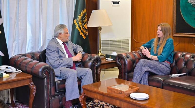 Dar, British High Commissioner envoy discuss Pakistan-UK ties