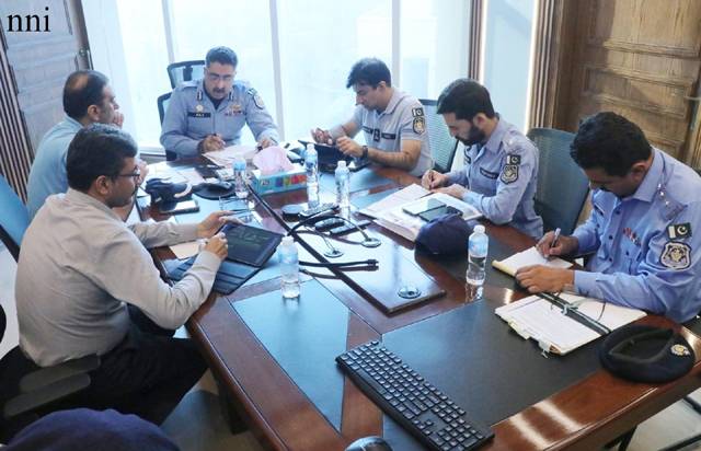 IGP Rizvi reviews Safe City, IT operations 