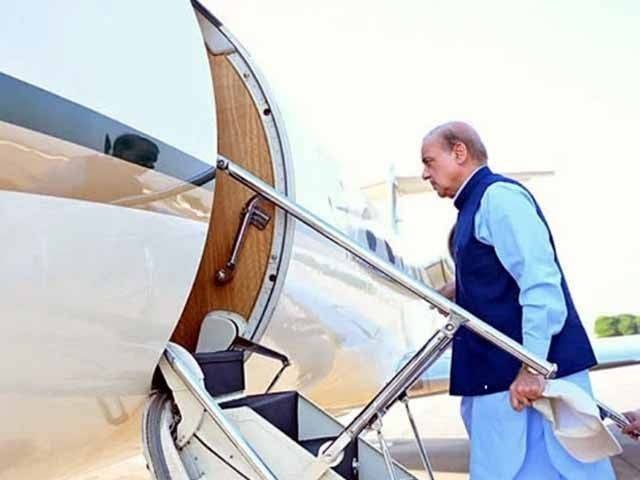 PM Shehbaz arrives in London after US visit
