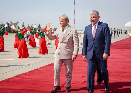 PM Shehbaz Sharif accorded red-carpet welcome in Kyrgyzstan