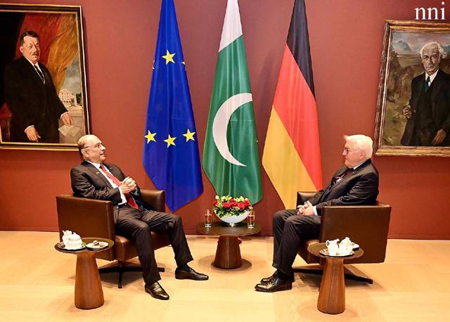 President calls for expanding economic, defence ties with Germany